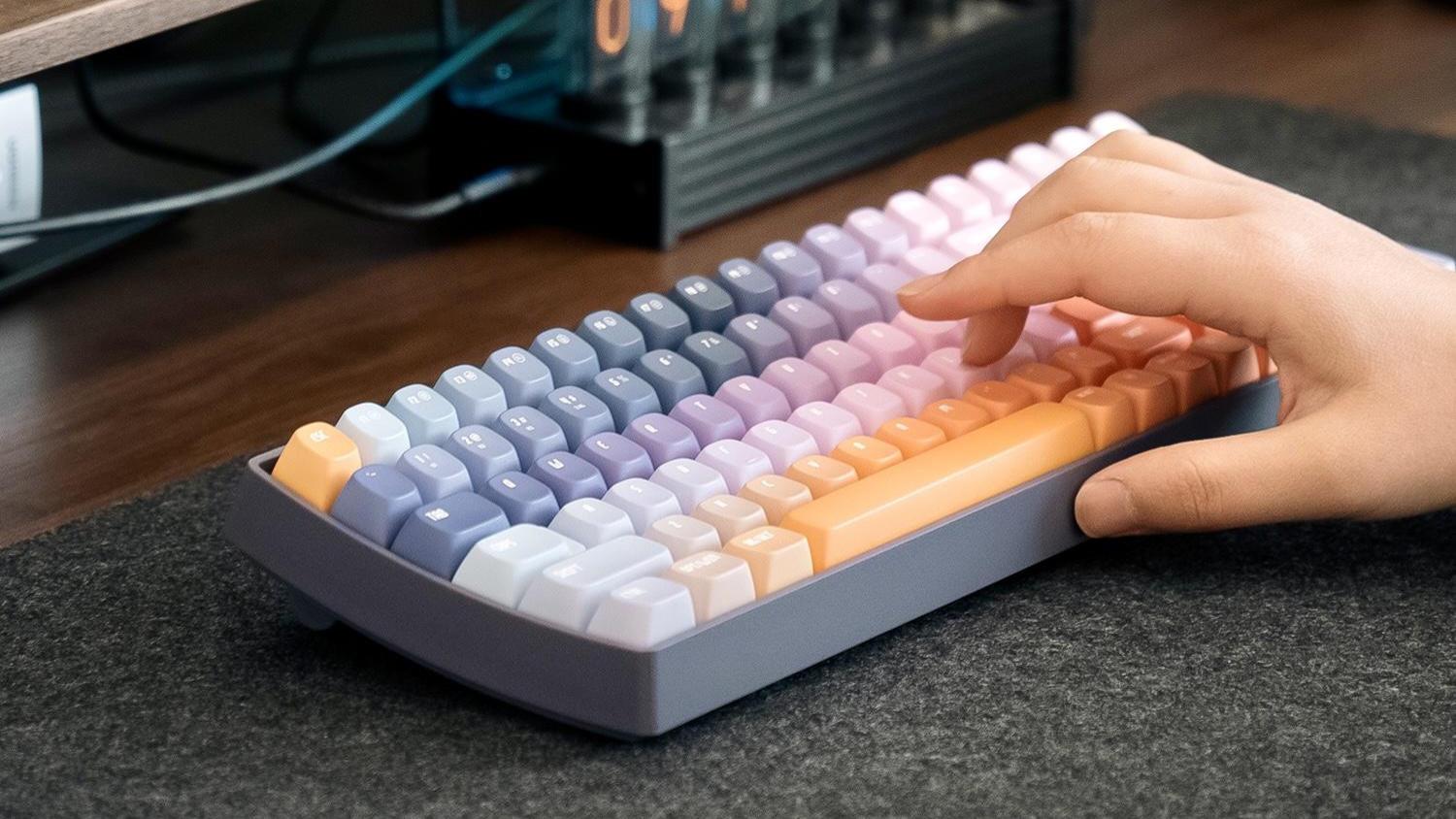 删除|这是看过最漂亮的机械键盘！Lofree洛斐小翘星河上手体验