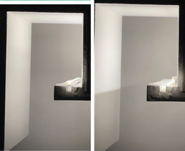 想要悬浮吊顶和窗帘盒里的灯光好看,灯光角度一定要预留到位