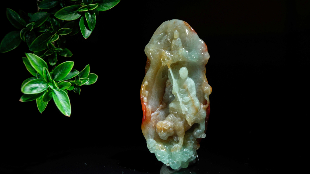 中元节|中元节遥寄故人：玉雕师精雕细琢以翡翠之名，行思念之实。