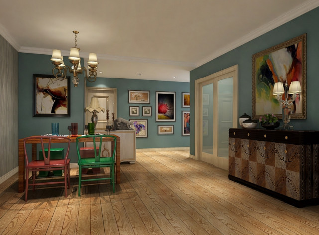 68平复古二居室，装修完之后邻居纷纷来效仿