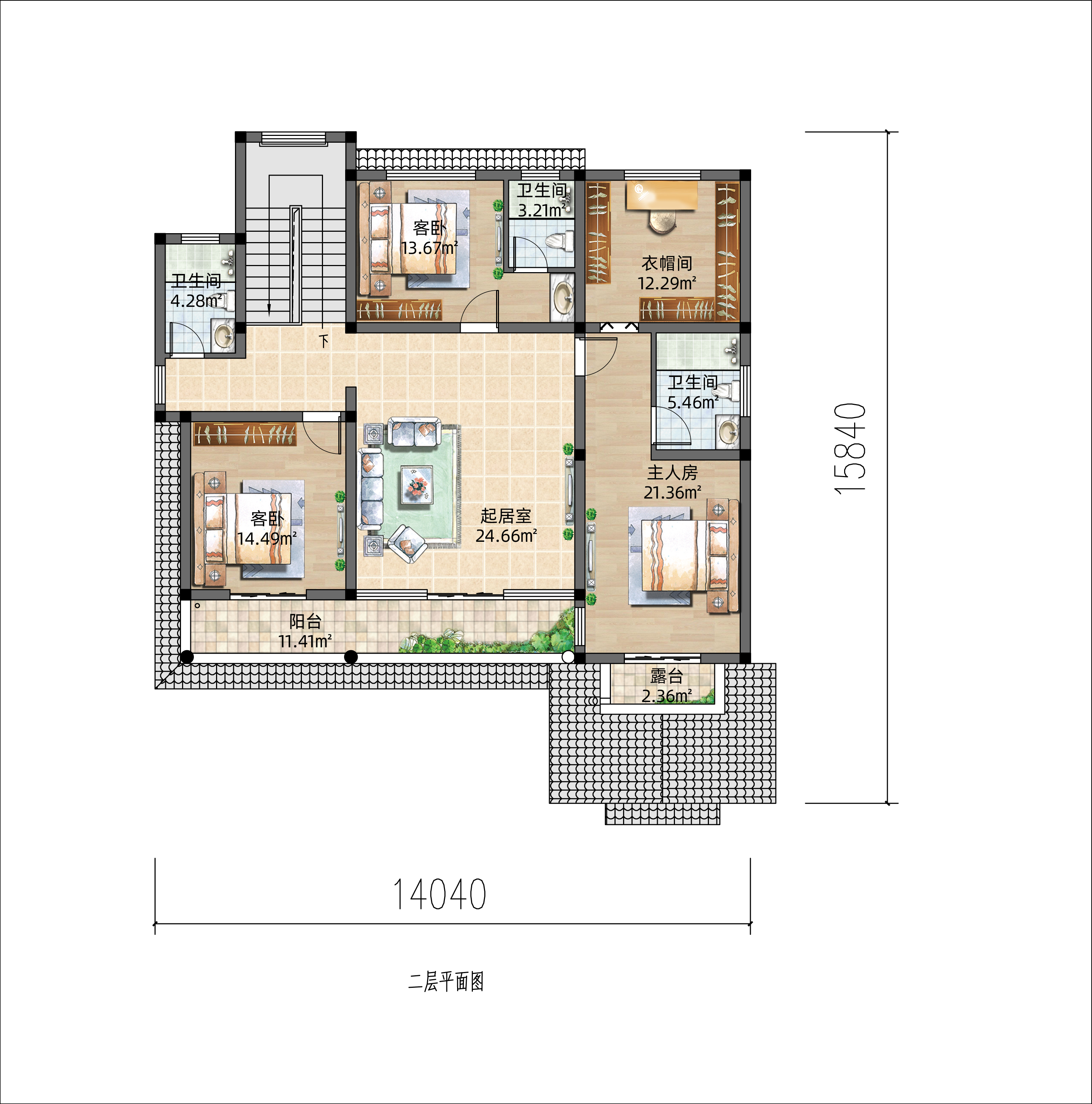 新中式二层住宅设计,造型经典大气又耐看