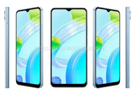 海尔|Realme C30官方渲染图泄露，揭示了独特的后部设计