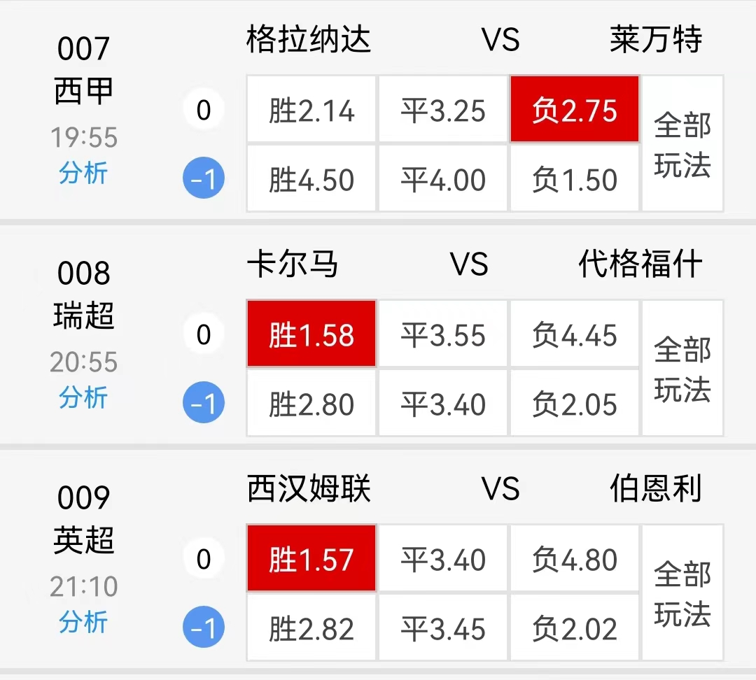 西汉姆联|4/17 周日  西甲 格拉纳达CFVS莱万特   英超 西汉姆联VS伯恩利（附扫盘）