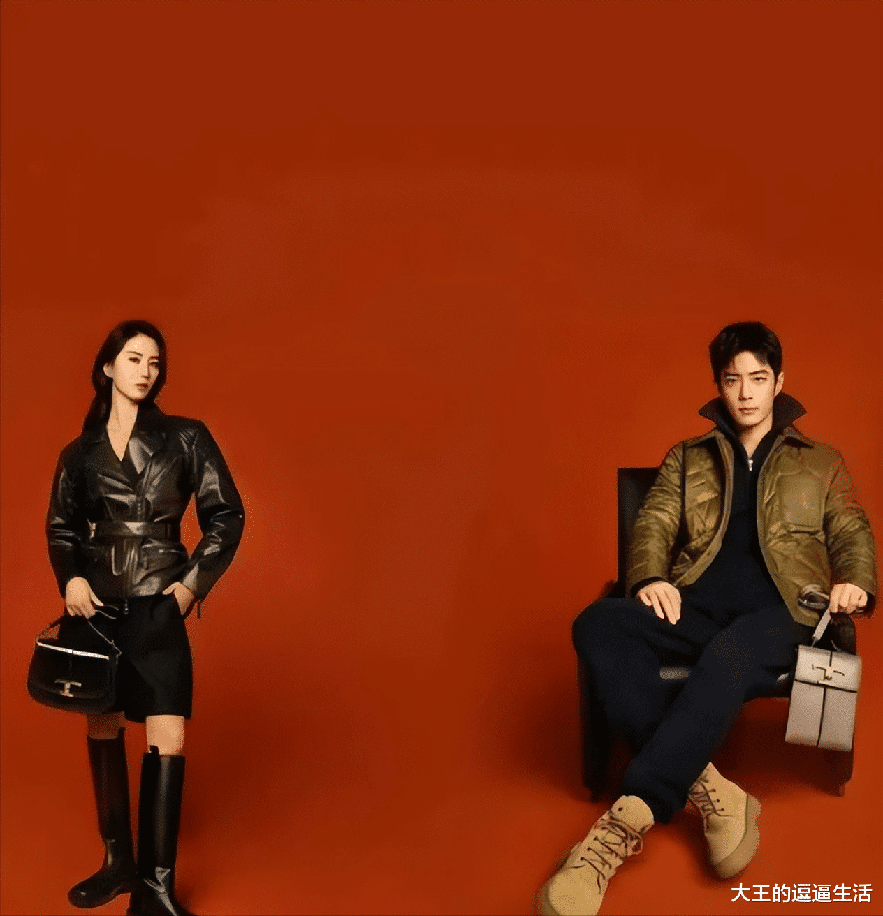 刘诗诗|肖战和刘诗诗为时尚服装品牌代言,穿上同款毛衣,真的是一番美丽的“风景”