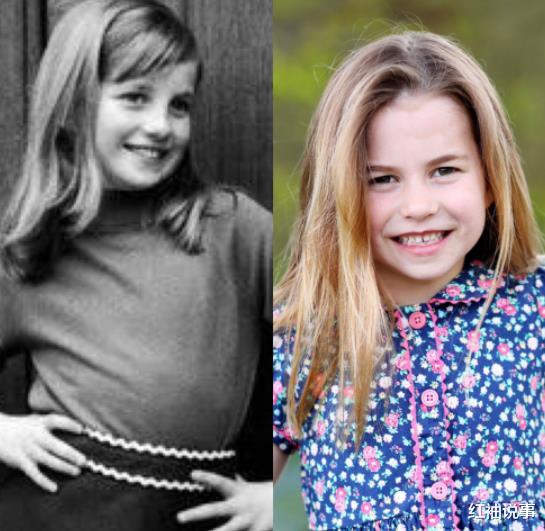 夏洛特公主|7岁夏洛特近照出炉，越来越像戴安娜王妃，五官简直是复制粘贴