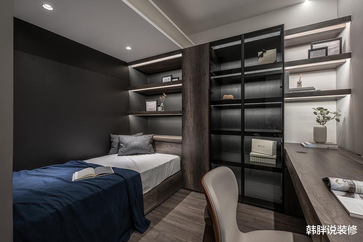 92㎡现代风,优雅沉稳大气!颜值超高收纳满分