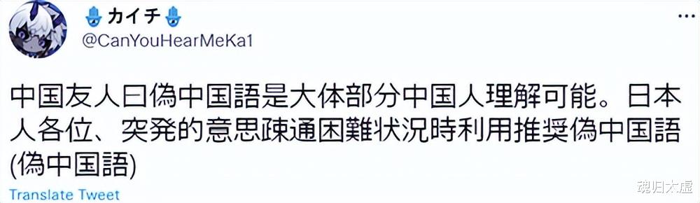 看完日本人发明的伪中文,会汉语的和不会的都沉默了