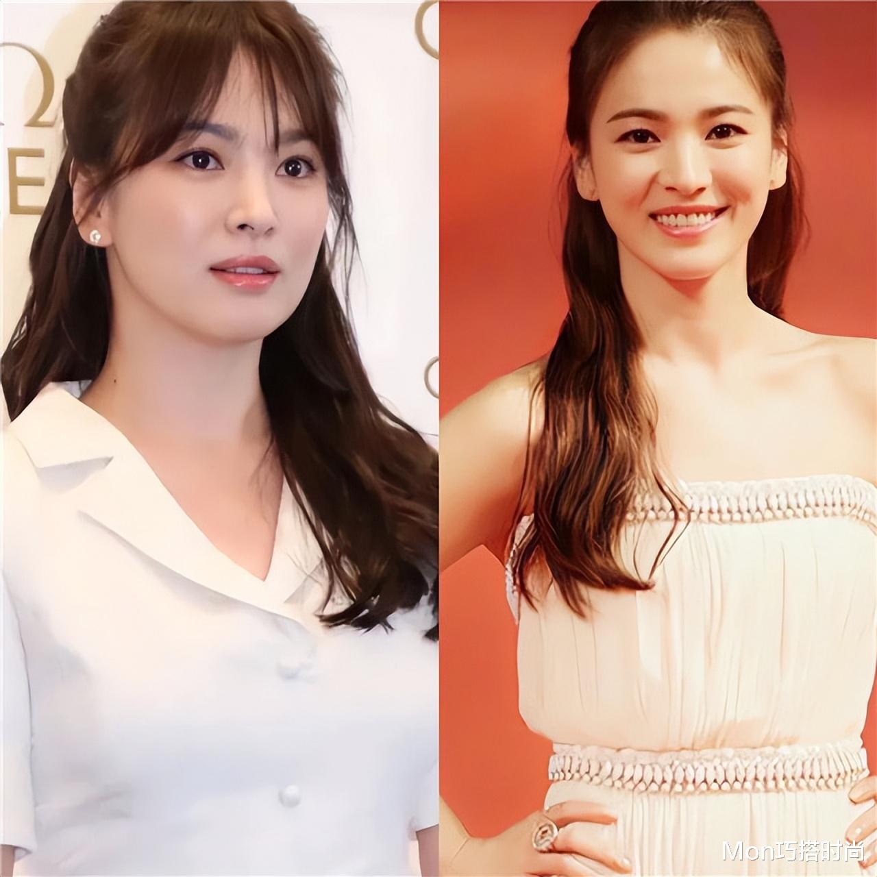 短发 看了宋慧乔的发型才明白：原来女人到了中年剪短发，更加洋气减龄