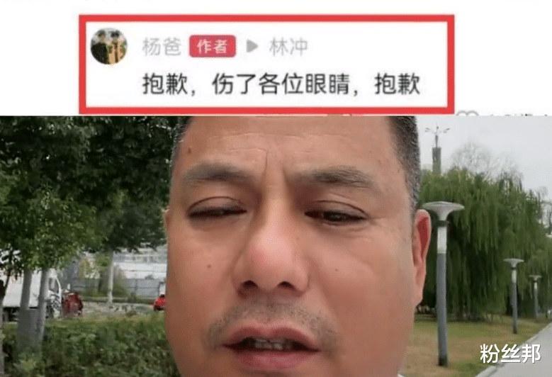 抱歉,伤了各位眼睛!杨爸就视频事件道歉,父子幽默互动缓解尴尬