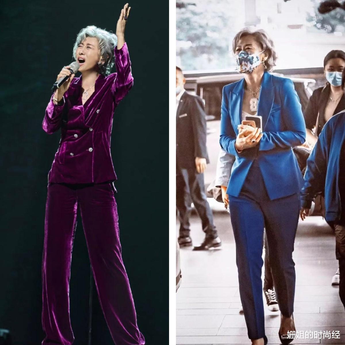 果冻 看了60岁叶倩文的穿搭，我发现：穿衣“不扮嫩”，从容老去才真美