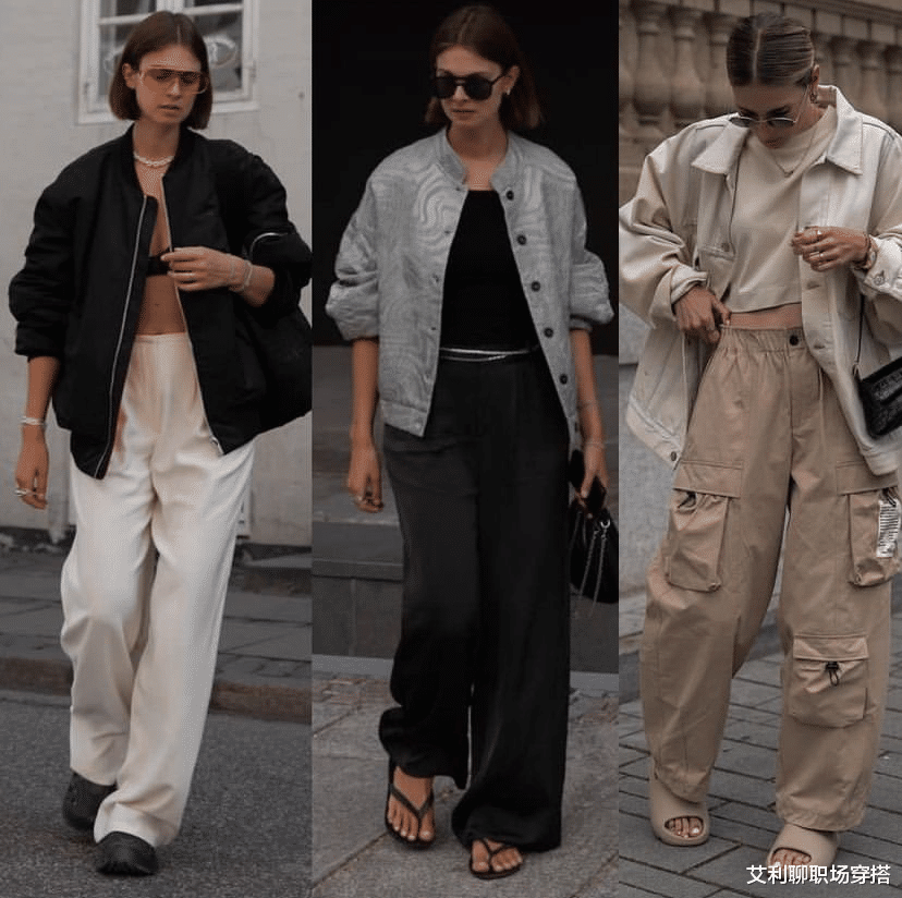 |在街拍中发现帅气穿搭,让普通打工人轻松变成职场御姐,美得有性格