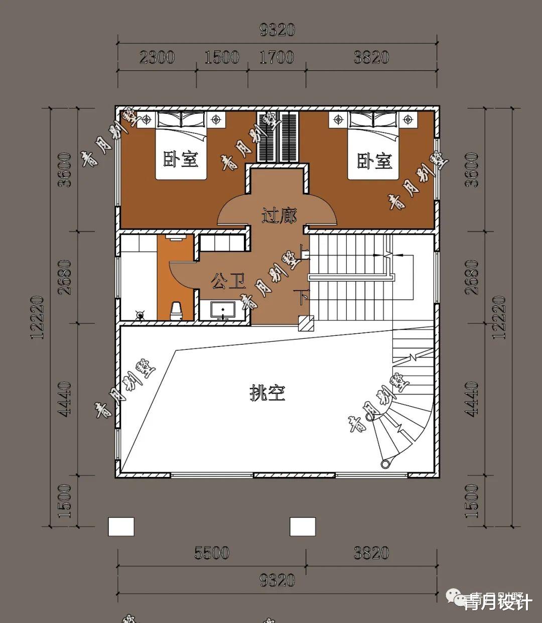 小面宽现代别墅挑空门头的大气演绎，谁说豪华靠面宽支撑