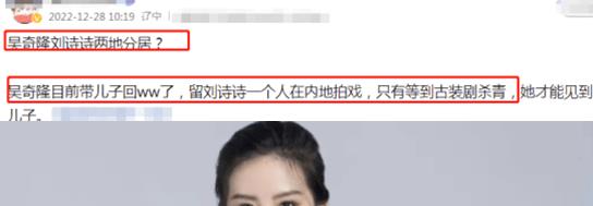 刘诗诗|网传吴奇隆与刘诗诗已离婚,男方带着儿子回湾,独留女方在内地