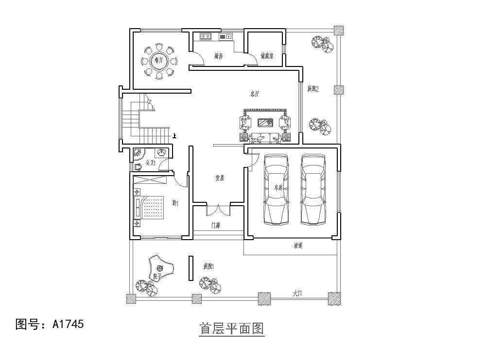 3款不同风格别墅,作为大家的建房参考,最独特的还是现代庭院风