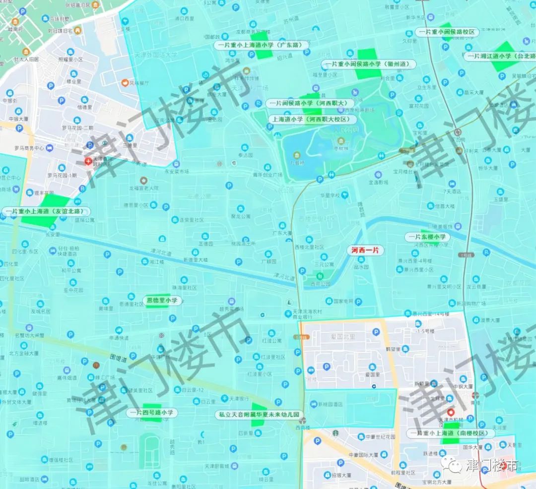 2022年河西一片上海道小学附近房源情况分析