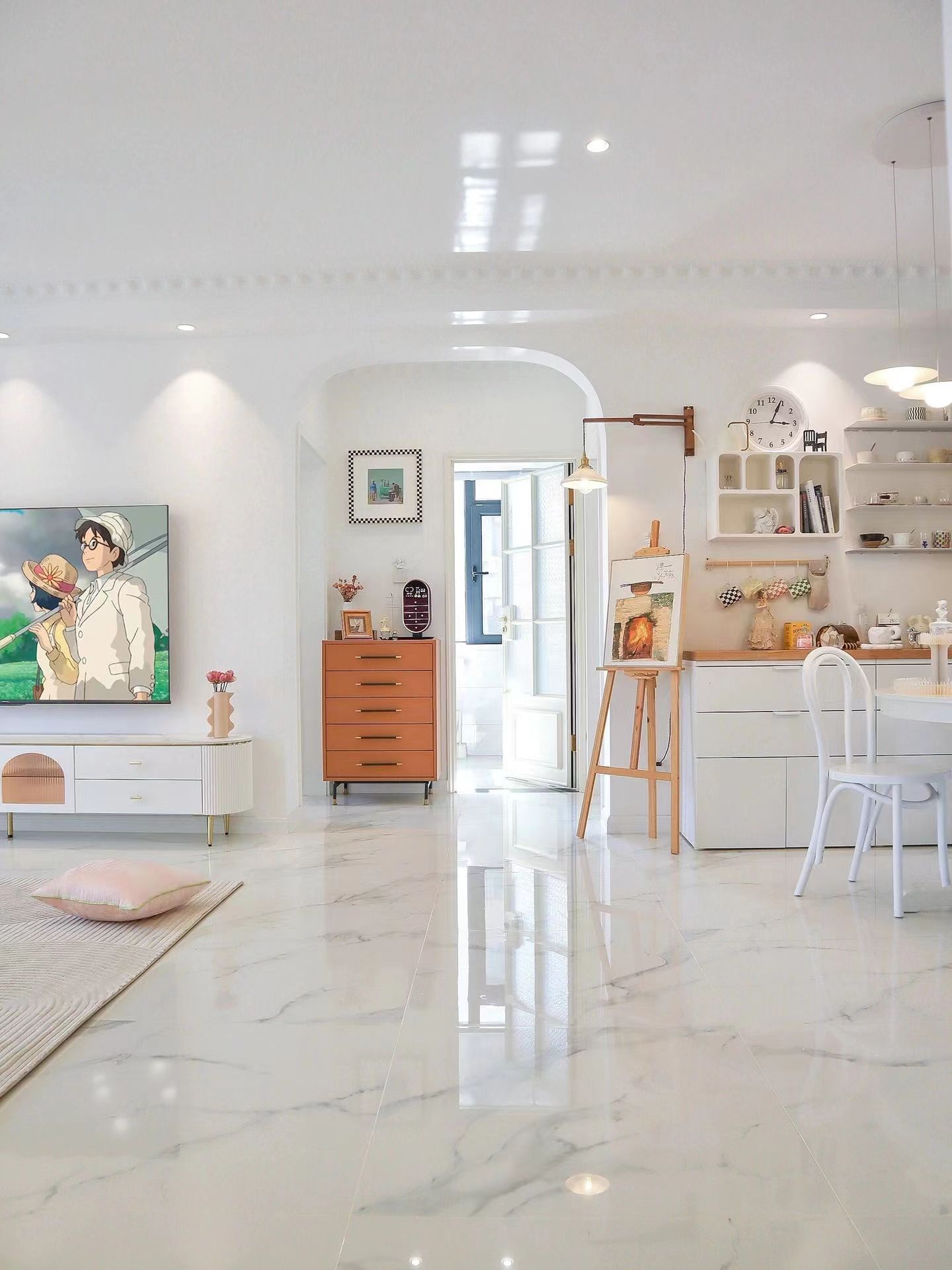 除了毛坯，没有比我家简单的装修了吧??|||我家应该是全网蕞简单的装修了吧?