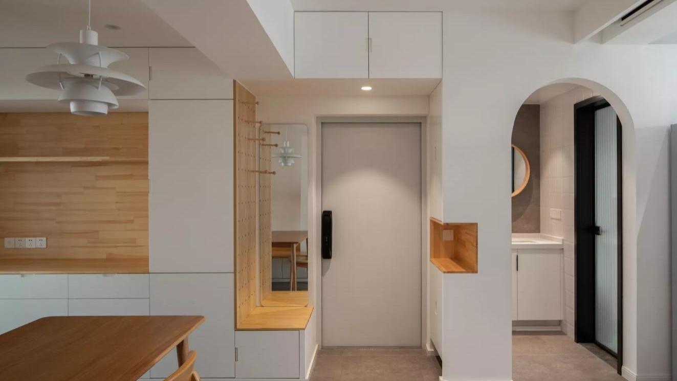 这才是“教科书式设计”！56㎡，通透明亮，丝毫不输日式收纳