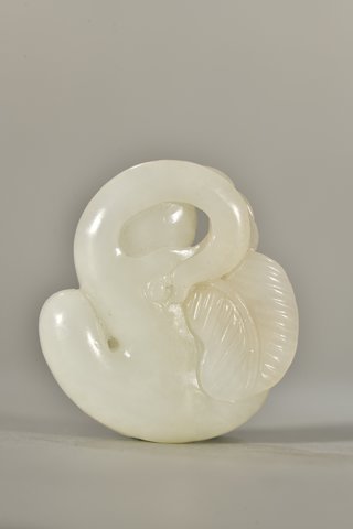 |和田玉贵妃出浴把件