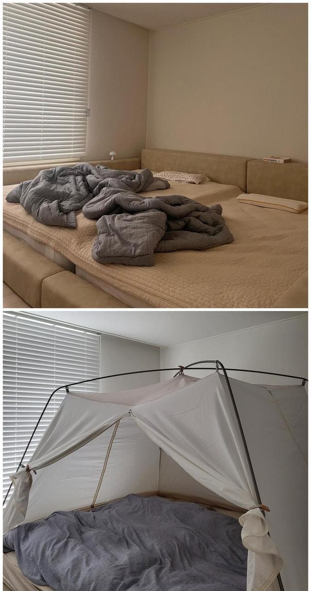 不追求花里胡哨,客厅丢掉茶几、电视柜,100入住5年,宽敞舒适