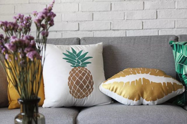 110㎡简约北欧,黑色花纹地砖的卫生间,充满了现代时尚的质感