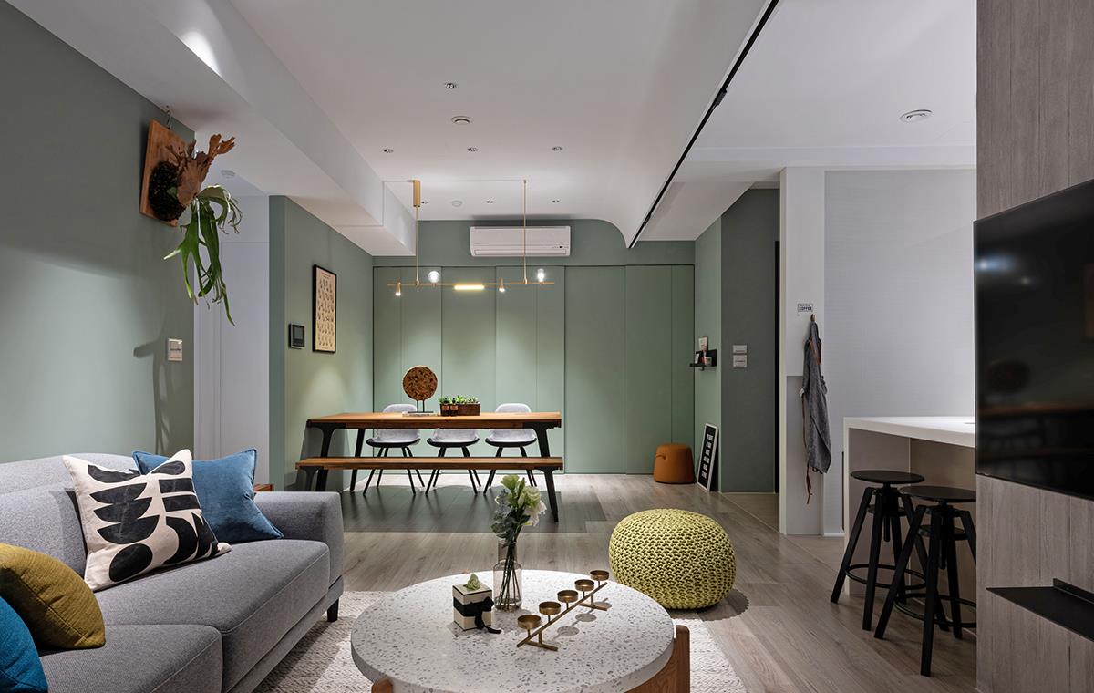 这样的家居氛围真让人心动,一进门就像走进了森林中一般,好放松