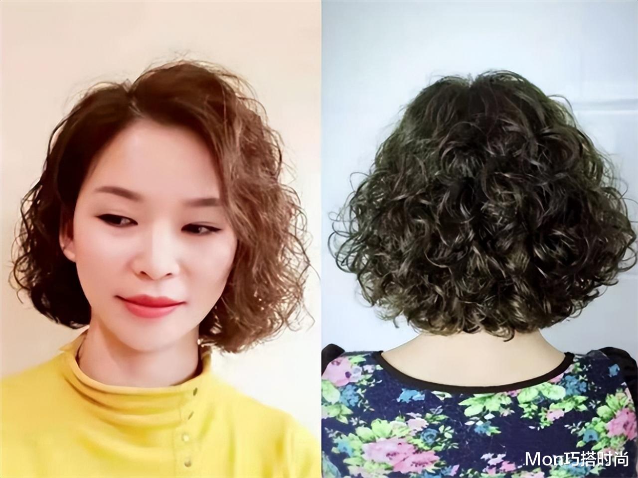 短发 女人过了40岁就放弃黑长直吧！推荐这3种短发烫，洋气不说还减龄