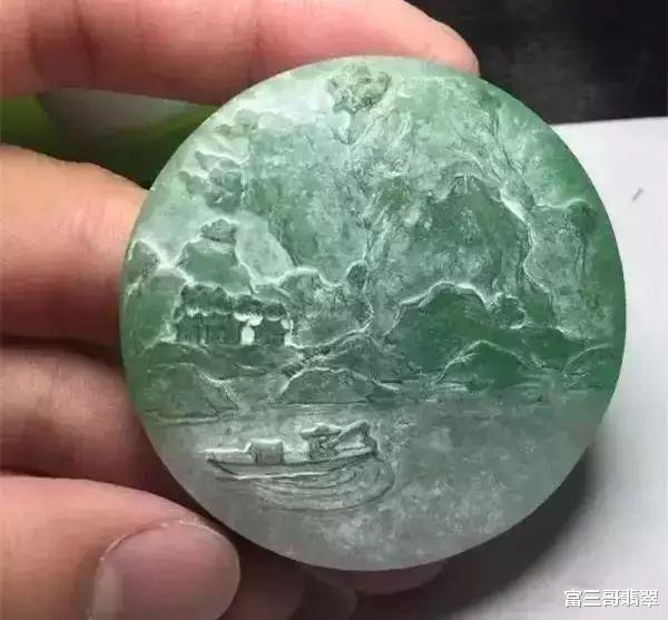 翡翠|玉赏 ▏满园春色渡山光,一曲江水引渔人