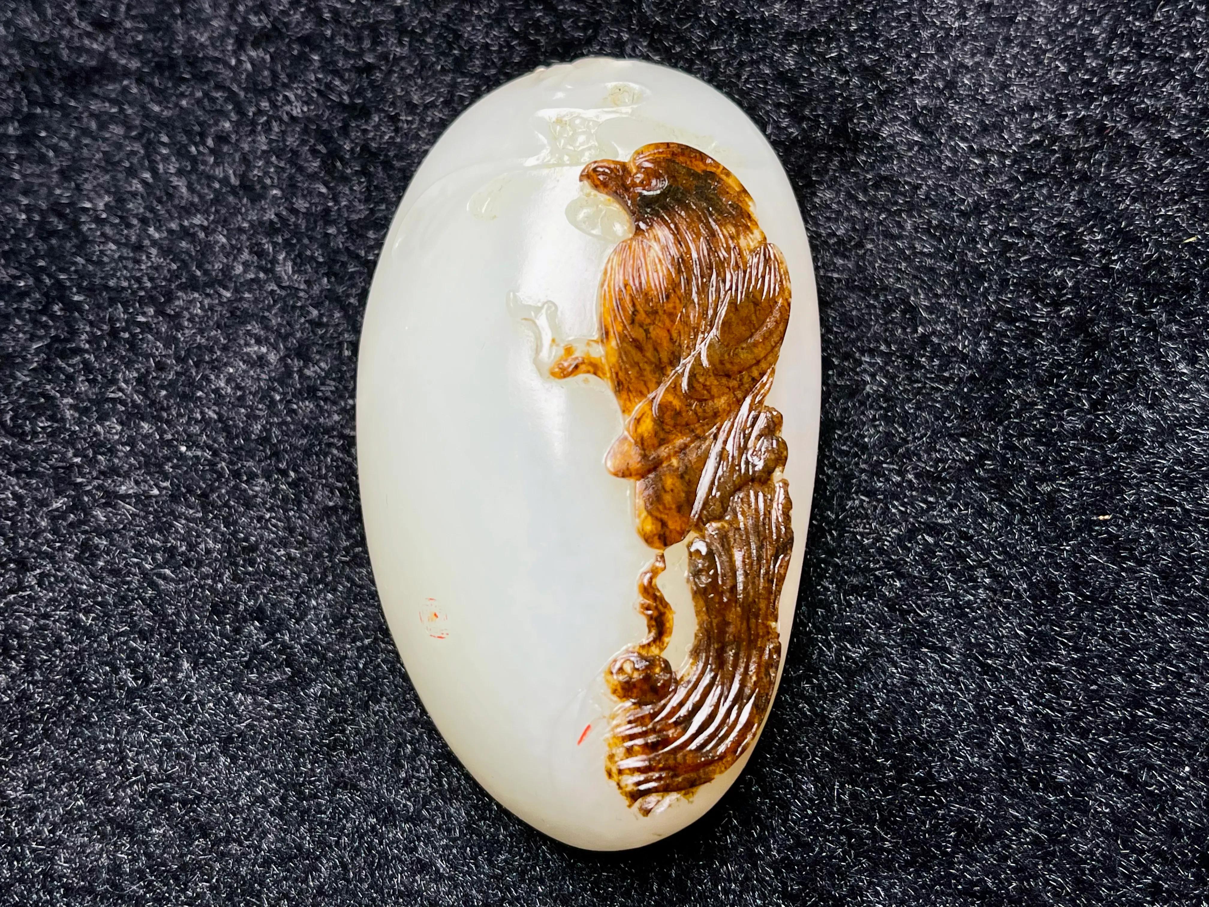 雕刻|高瞻远瞩的“高瞻远瞩”！和田玉俄籽大师工鉴赏！