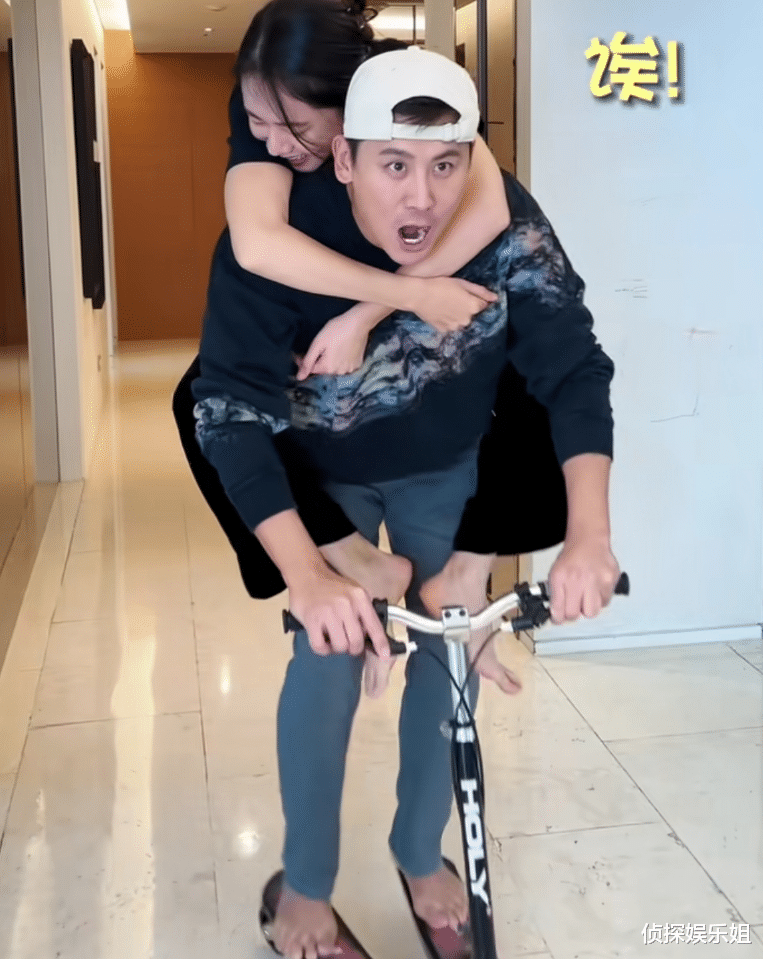 秋瓷炫|秋瓷炫元旦晒老公视角,小腹隆起好似怀二胎,儿子正脸曝光颜值高