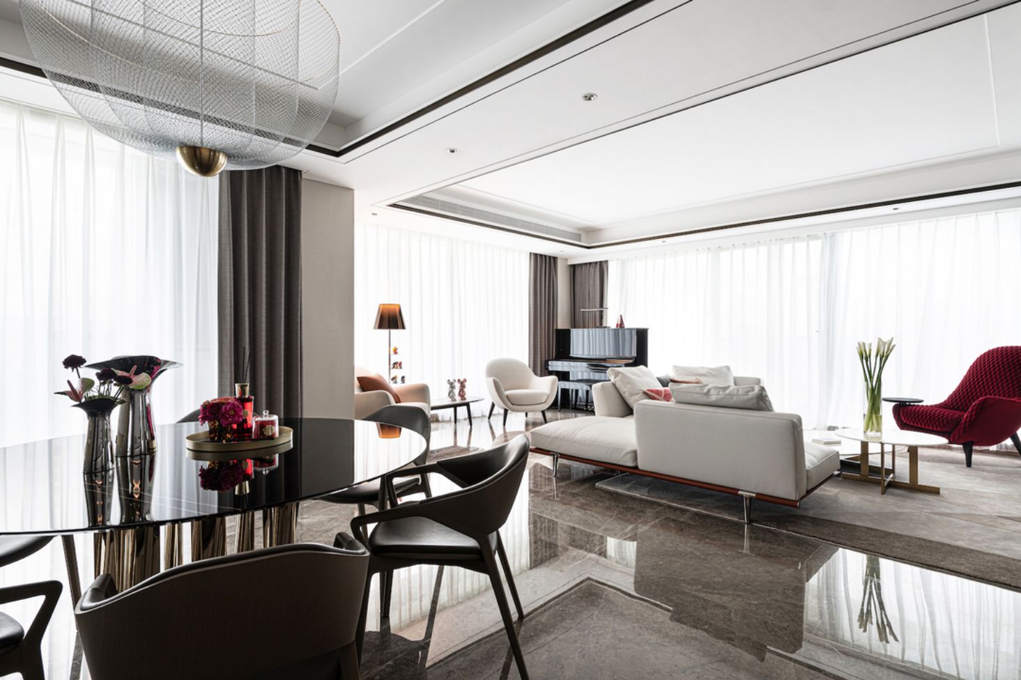 20万拆掉一面墙,实现220㎡精装房的逆袭,蜕变成完美学区房