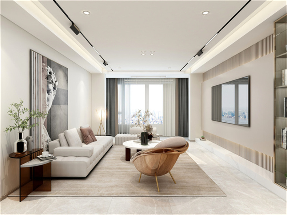 一家四口住房设计,温温柔柔的感觉