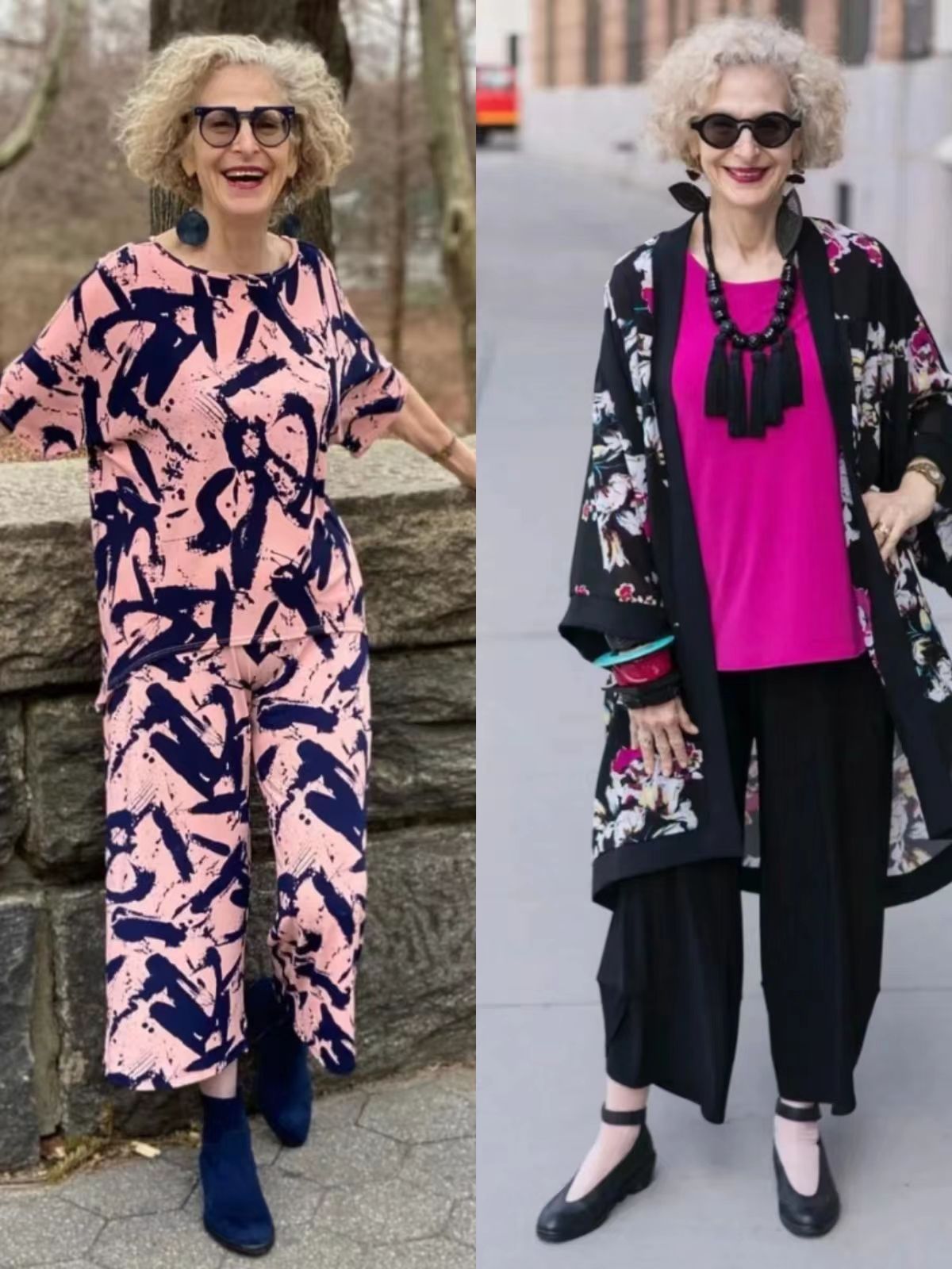 穿衣搭配 时髦奶奶优雅到老的秘密:不放任穿搭,不疏忽仪态与发型,真洋气