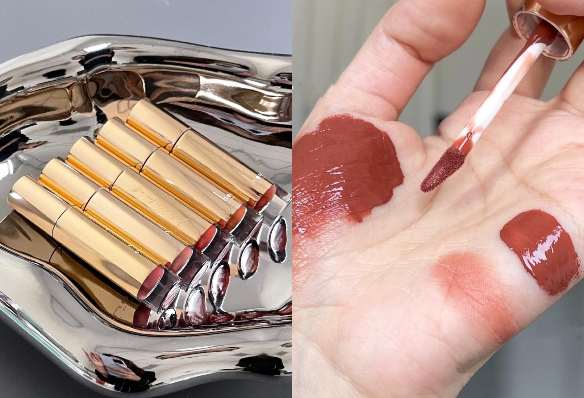 西装 这才是合适黄皮的口红，显白优雅又高级，简单搭配淡妆就很美