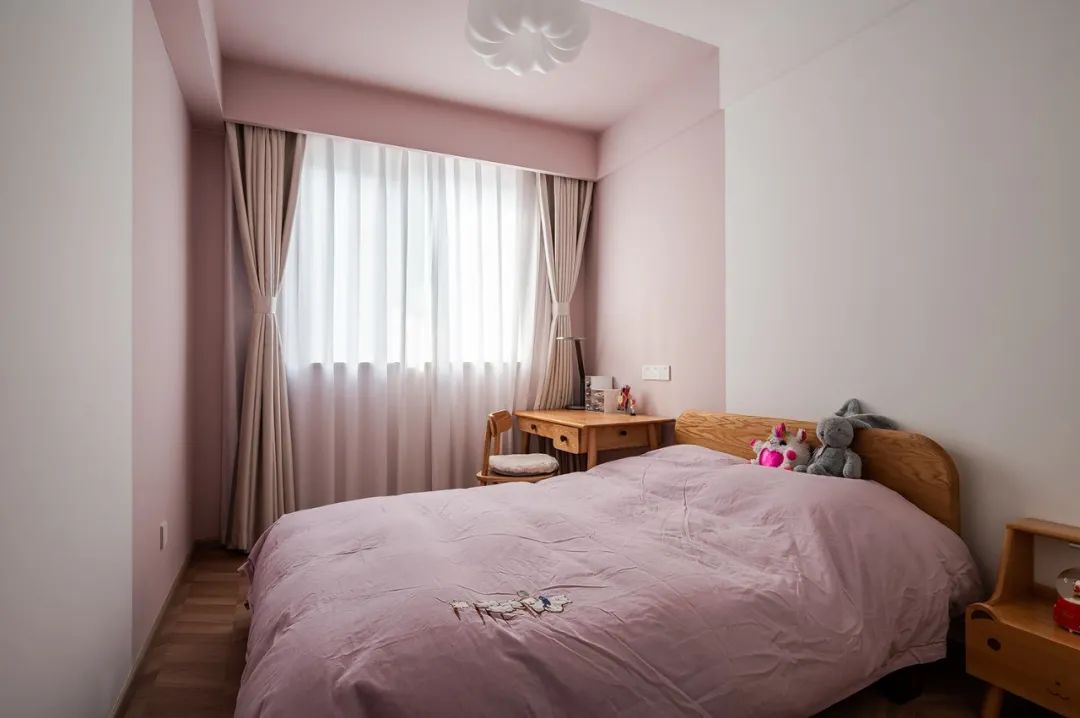 80㎡两室暗厅蜕变，三口之家