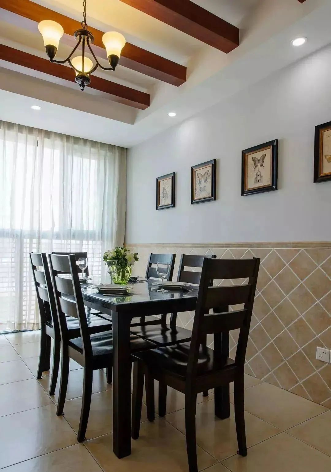 132平美式三房,第一眼便心动了,客厅高级感十足,全屋太漂亮!