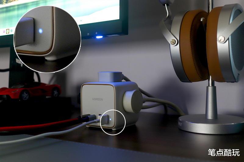 exynos|桌搭超實用，4口快充與市電3插合體，綠聯65W氮化鎵智充魔盒體驗