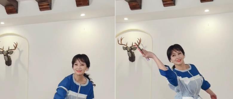 黄梅戏|赵雅芝与儿子打乒乓球！皮肤白皙身材苗条，儿子一双鞋价格近5千