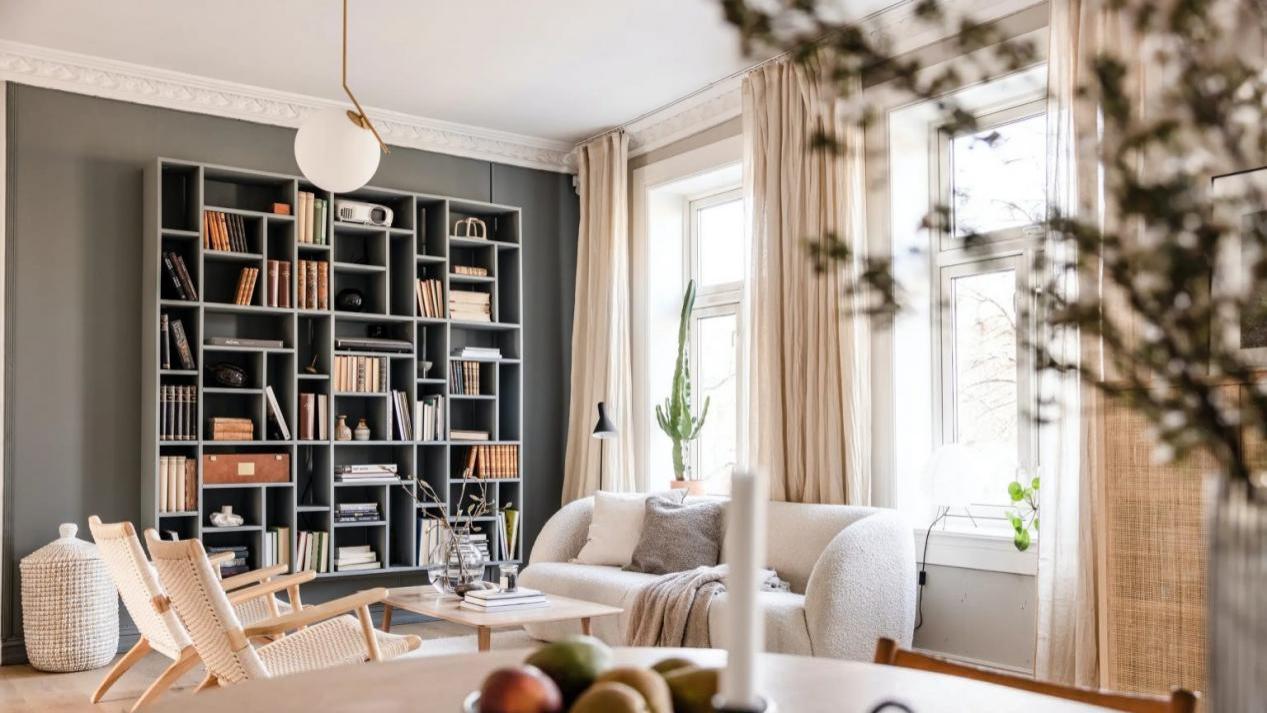 被这个家迷倒了！82㎡巧妙运用柔和色彩，让整屋都在充斥着温柔和浪漫~