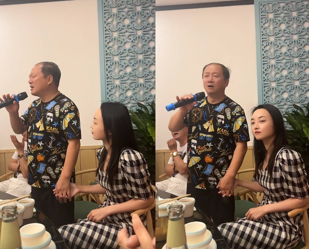 唐鉴军|情到深处?53岁唐鉴军聚餐中与清纯美女十指紧扣,美女欲迎还羞