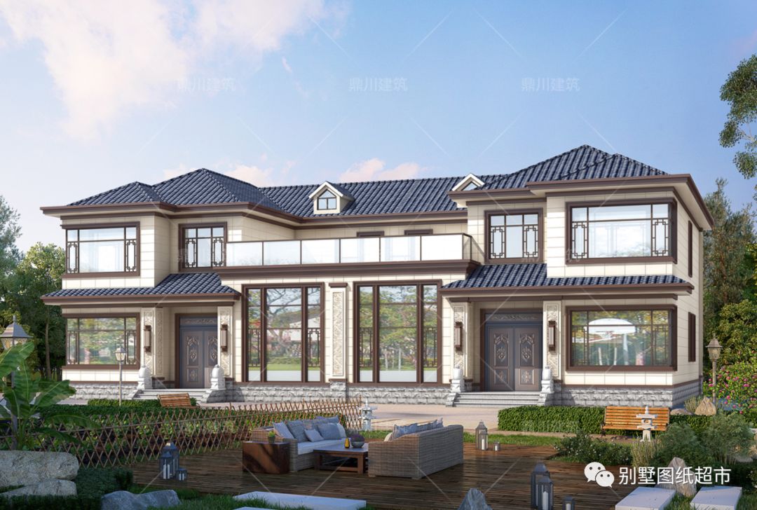 5套农村别墅新款设计，新中式风格，建一栋回农村值得代代传承