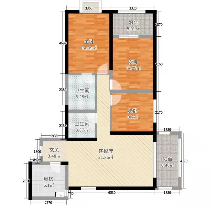【鲁班装饰】金泰国际89㎡现代轻奢风，质感空间