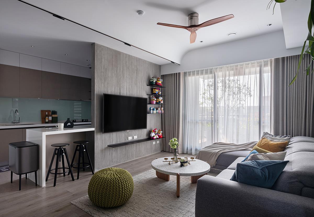 这样的家居氛围真让人心动,一进门就像走进了森林中一般,好放松