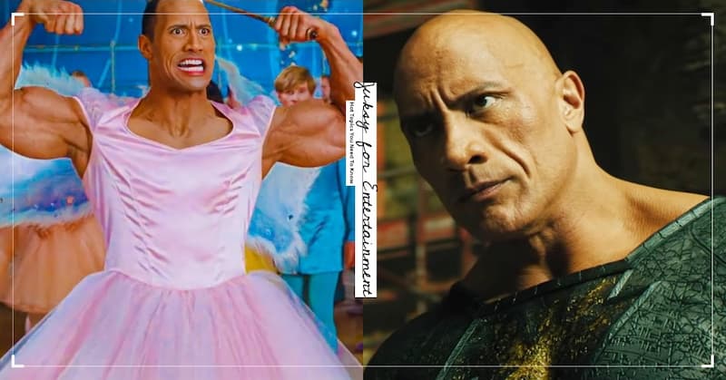 道恩·强森|巨石强森昔日仙女裙造型遭《黑亚当》演员笑: 你是有史最美牙仙子