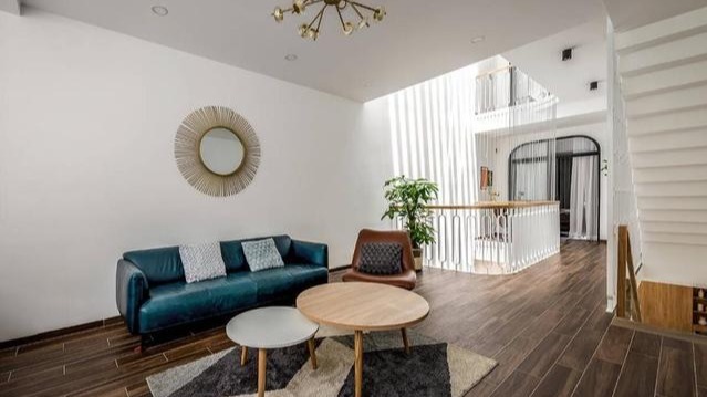 280㎡自建房,三代人各住一层,互不干扰!天井厨房做饭好舒适