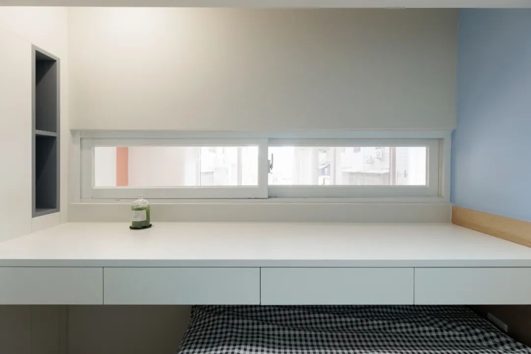 层高4米3,面积40㎡超旧学区房,改出两室一厅,带入户花园