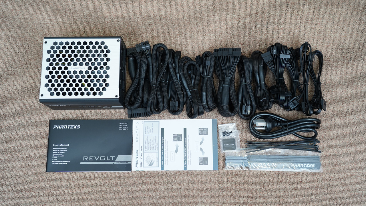 白金|支持双系统、还能战未来？追风者Revolt X 1200W白金电源开箱拆解分享