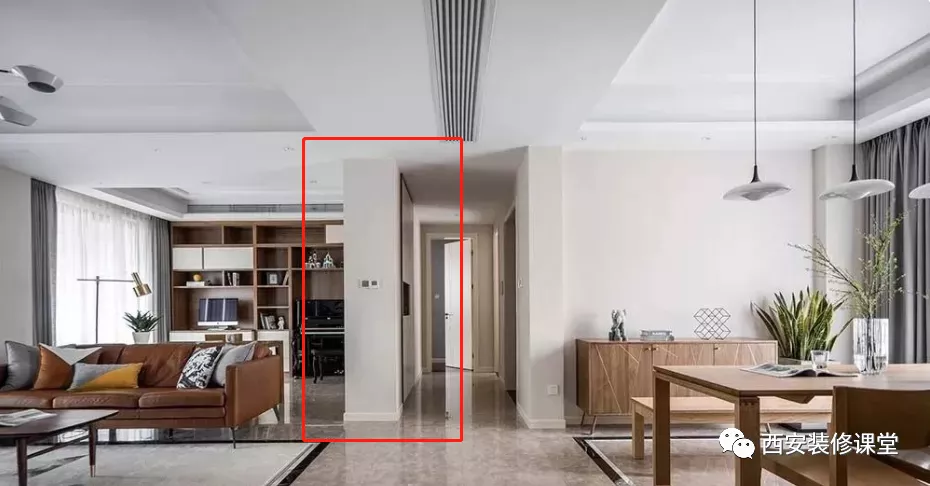 牺牲墙体镶嵌收纳柜，实用而且好看