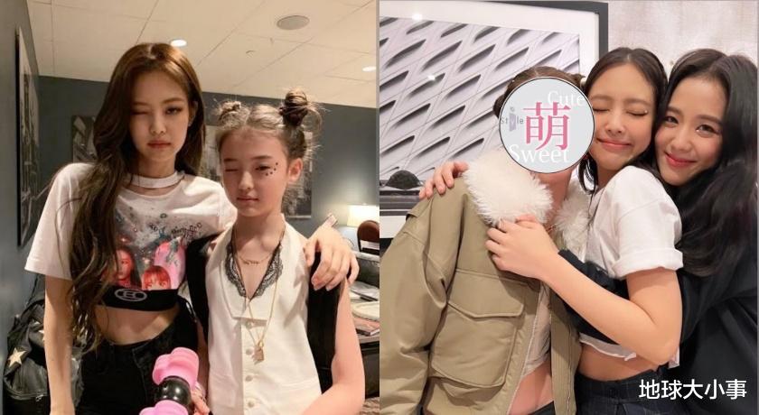 金智妮|14岁「小Jennie」纽约合体BLACKPINK，撞脸「宋慧乔＋韩素希」