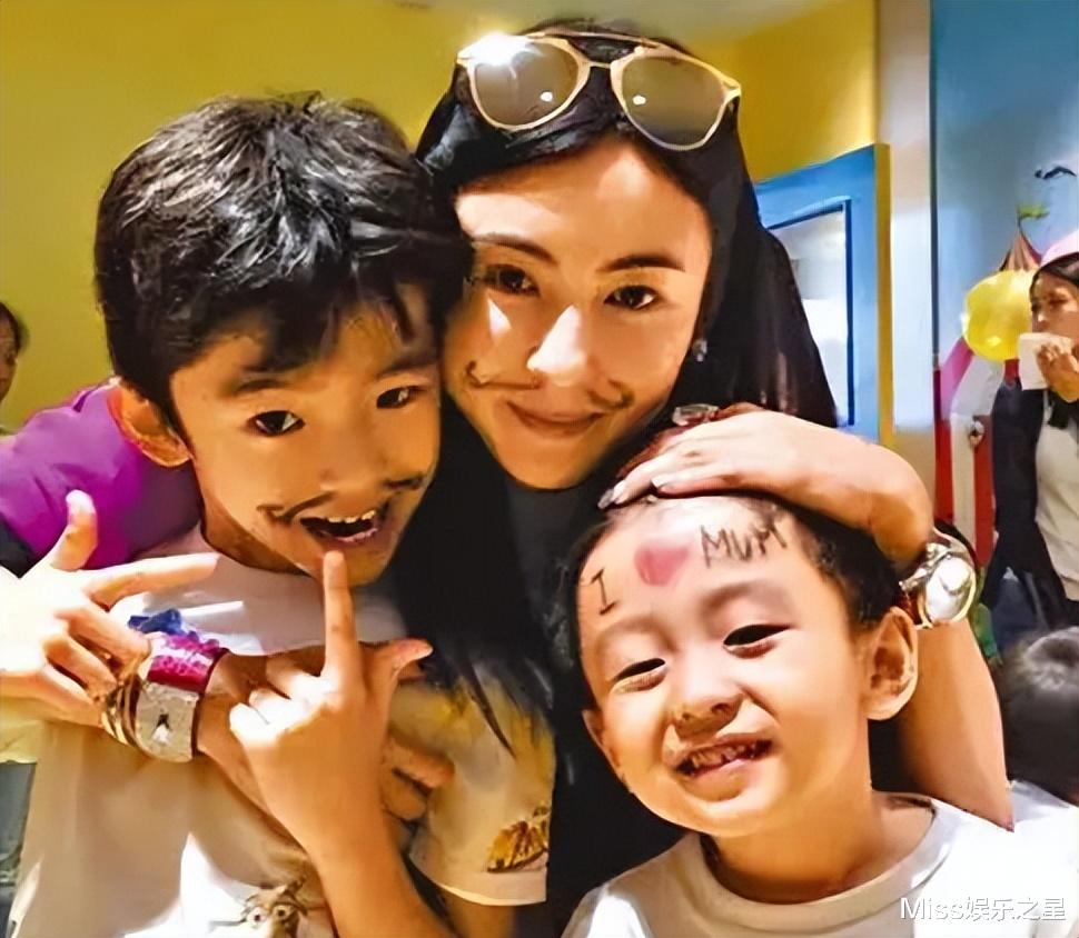 张柏芝|每个月给高额生活费，孩子零花钱就1万，张柏芝与孩子生活很幸福