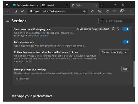 浏览器|新版Edge浏览器或将引入性能检测功能,提升运行速度